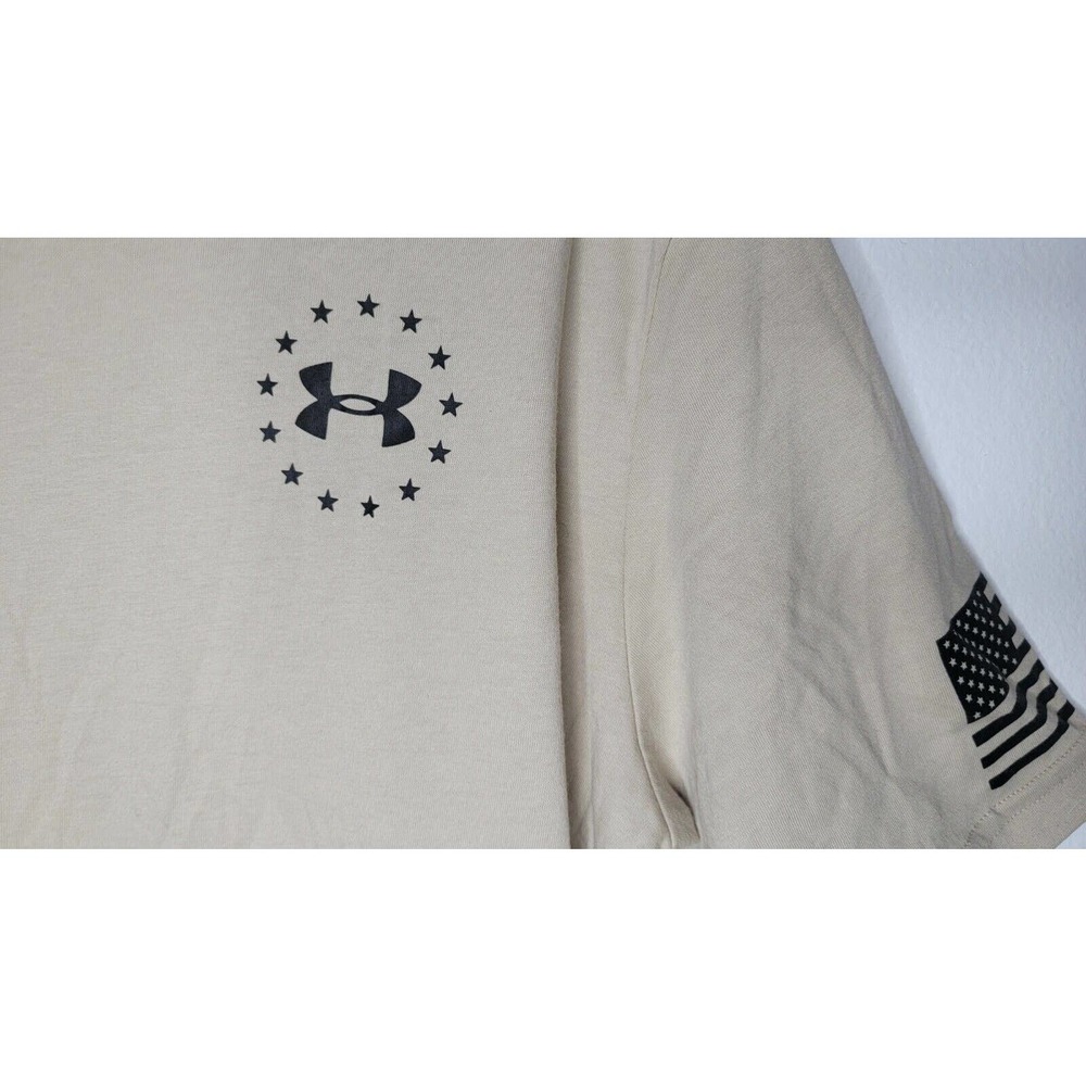 Under Armour Freedom Compression Performance T-Shirt Sz Men’s Small USA America - Picture 2 of 5